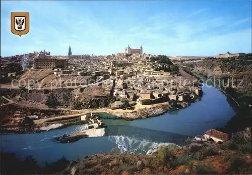 Toledo Castilla La Mancha Panorama y Rio Tajo Kat. Toledo