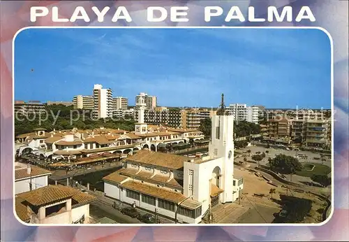 El Arenal Mallorca Blick ueber die Stadt Kat. S Arenal