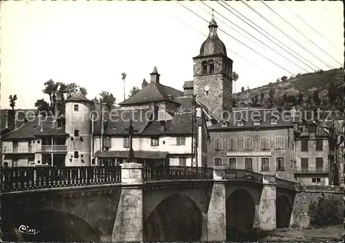St Geniez Dolt Pont sur le Lot et le Clocher Kat. Lourdes