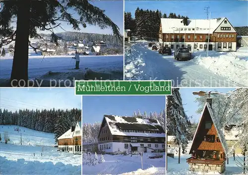 Muehlleiten Vogtland Teilansichten Wintersportzentrum Erholungszentrum