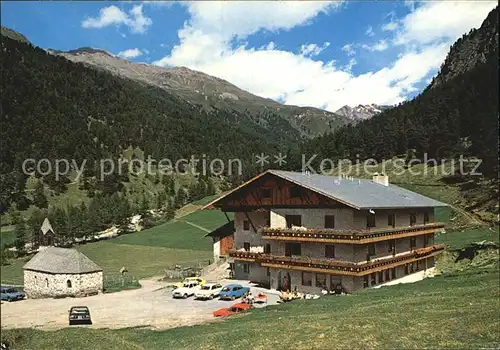 Mals Suedtirol Pension Restaurant Glieshof an der Weisskugel Kat. Mals Vinschgau