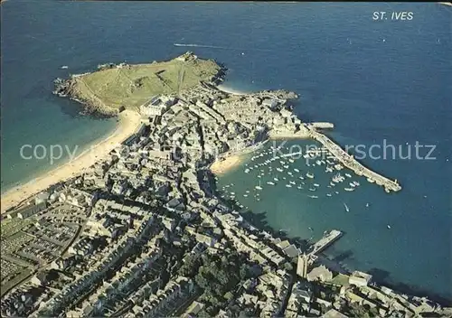 St Ives Cornwall Aerial view Kat. St Ives