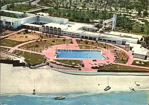 Monastir Tunesie Skanes Palace Hotel Swimming Pool Fliegeraufnahme