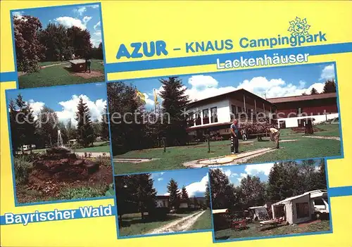 Lackenhaeuser Niederbayern Azur Knaus Campingpark Teilansichten Kat. Neureichenau