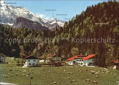 Klais Gaestehaus Alpengut Elmau am Wetterstein Kat. Kruen