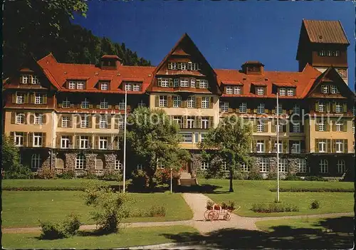 Tiefenbach Oberstdorf Sanatorium der LVA Schwaben Kat. Oberstdorf