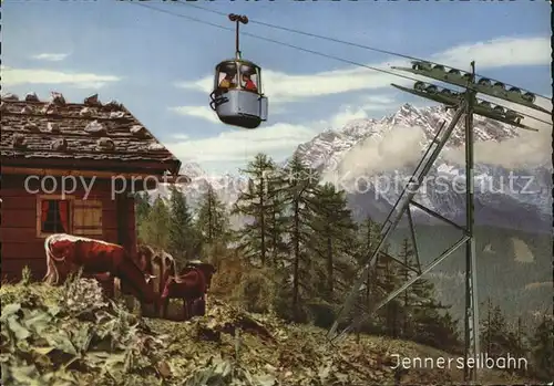 Berchtesgaden Innerseilbahn Spinnerkaser Watzmann Kat. Berchtesgaden