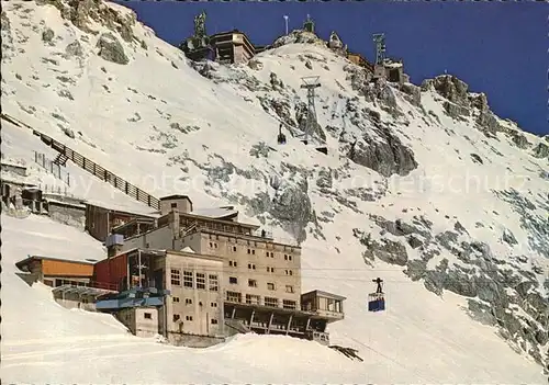 Zugspitze Hotel Schneefernerhaus Seilbahn Kat. Garmisch Partenkirchen