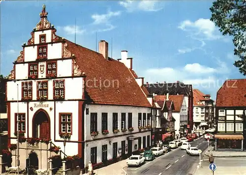 Salzuflen Bad Historisches Rathaus  Kat. Bad Salzuflen