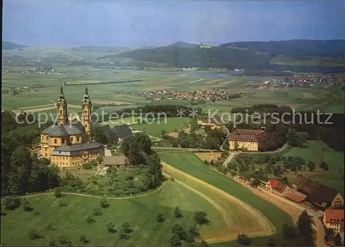 Vierzehnheiligen Basilika Blick ins Maintal Kat. Bad Staffelstein