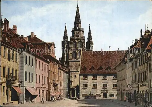 Ansbach Mittelfranken Martin Luther Platz Kat. Ansbach