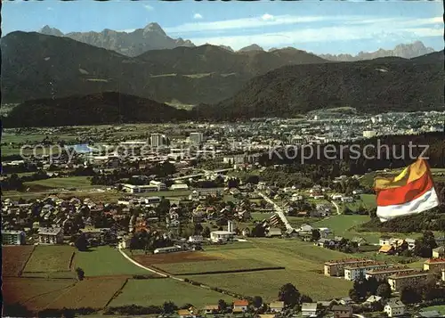 Villach Kaernten Draustadt Mangart Julische Alpen Landskron Kat. Villach