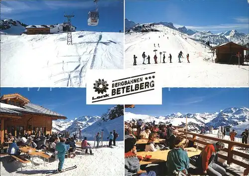 Lenk Simmental Gondelbahn Lenk Leiterli Skilift Hotel Restaurant Bergbahnen Betelberg Kat. Lenk Simmental