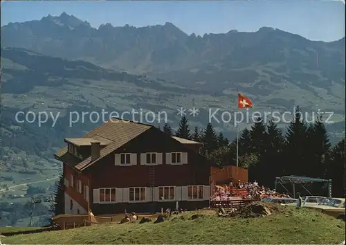 Ebnat Kappel Berghaus Girlen mit Saentis Appenzeller Alpen Kat. Ebnat Kappel