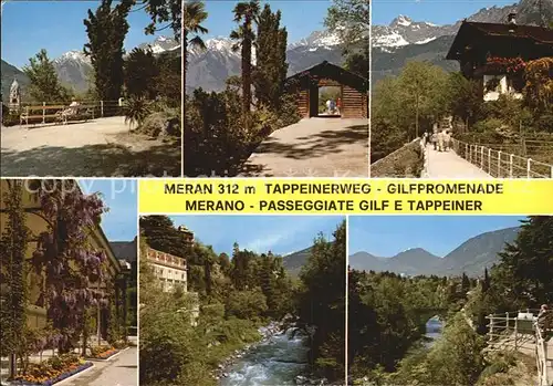 Meran Merano Tappeinerweg Gilfpromenade