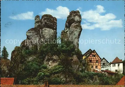 Tuechersfeld Felsenpartie Kat. Pottenstein