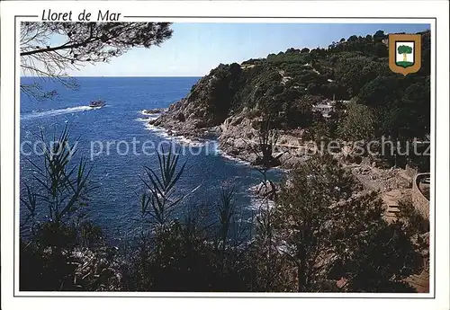 Lloret de Mar Cala Banys Kueste Kat. Costa Brava Spanien