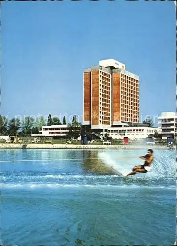 Balaton Plattensee Hotel Wasserskifahrer Kat. Ungarn