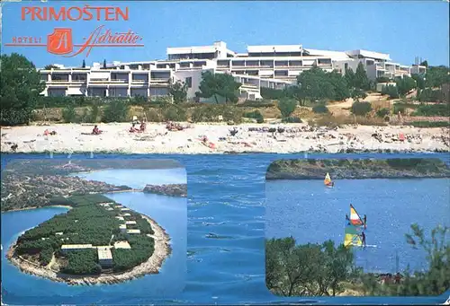 Primosten Hoteli Adriatie Fliegeraufnahme Surfen Kat. Kroatien