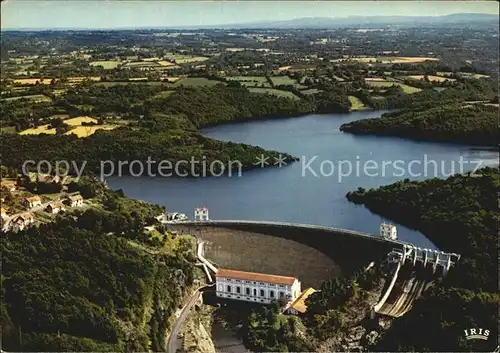 Eguzon Chantome Le barrage d Eguzon Vue aerienne Kat. Eguzon Chantome