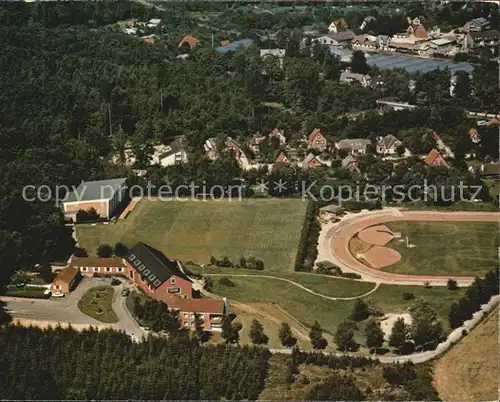 Malente Gremsmuehlen Sportschule des Schleswig Holst Fussballverbande Fliegeraufnahme Kat. Malente