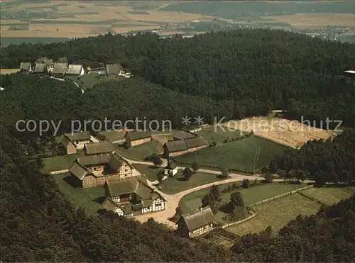 Kommern Mechernich Fliegeraufnahme Rheinisches Freilichtmuseum Gielsstrassa Kat. Mechernich