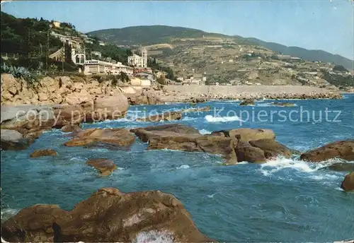 Bordighera Partie am Wasser Kat. Bordighera