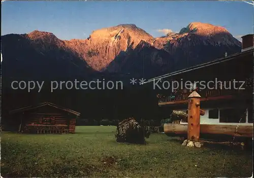 Berchtesgaden Kehlstein Goell und Brett Kat. Berchtesgaden