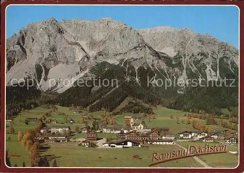 Ramsau Dachstein Steiermark Fliegeraufnahme mit Scheichenspitz Kat. Ramsau am Dachstein
