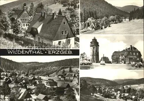 Wildenthal Eibenstock Berghotel und Aussichtsturm Auersberg