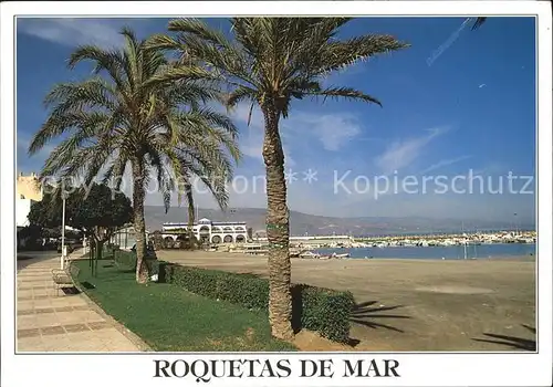 Roquetas de Mar Uferpromenade Palmen Kat. Costa de Almeria