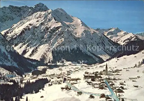 Walsertal Kleinwalsertal aelpelspitze Widderstein Kat. Oesterreich