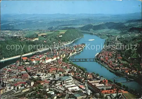 Passau Fliegeraufnahme / Passau /Passau LKR