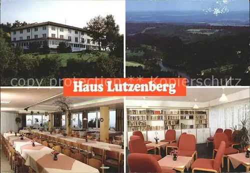 Lutzenberg Althuette Haus Lutzenberg Speisesaal B?cherei Panorama / Althuette /Rems-Murr-Kreis LKR