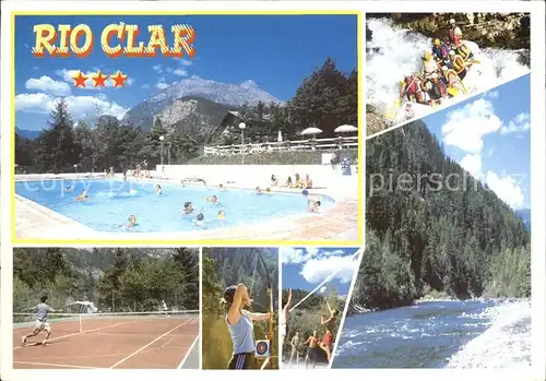 Meolans Revel Camping Rio Clar Tennisplatz Bogenschiessen Schwimmbad Kat. Meolans Revel