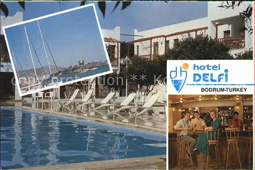 Bodrum Hotel Delfi Schwimmbad Bar Kat. Bodrum