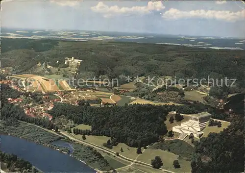 Regensburg Walhalla Fliegeraufnahme / Regensburg /Regensburg LKR