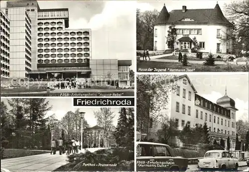 Friedrichroda FDGB Erholungsheim Haus der Jugend  Kat. Friedrichroda