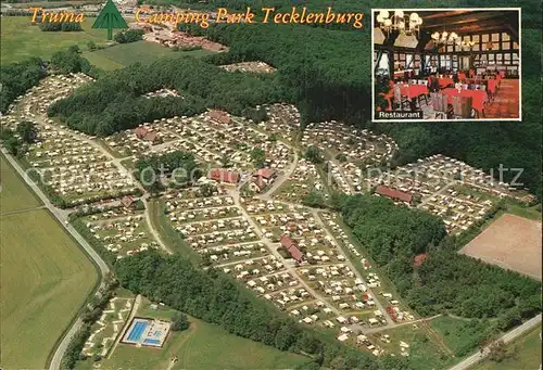 Tecklenburg Fliegeraufnahme Truma Camping Park Kat. Tecklenburg