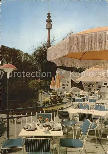 Dortmund Bundesgartenschau 1959 Park Cafe Kat. Dortmund