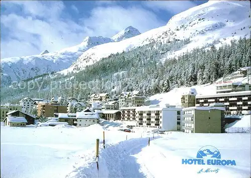 St Moritz GR Hotel Europa Kat. St Moritz