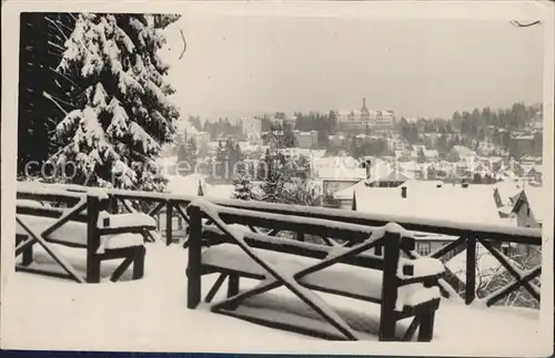 Friedrichroda Panorama Winter Kat. Friedrichroda