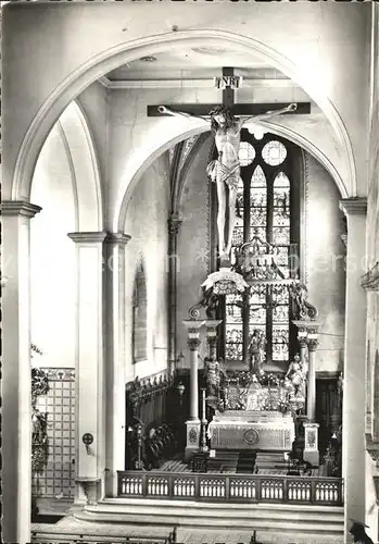 Lautenbach Haut Rhin Elsass Eglise Choeur Monument historique Kirche Chor Kat. Lautenbach