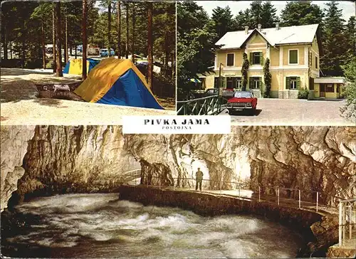 Postojna Pivka Jama Campingplatz Hoehlen Grotten Kat. Slowenien