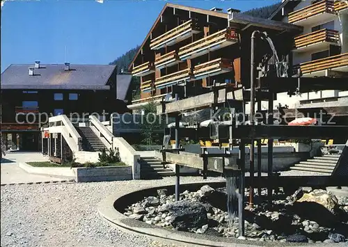 Anzere Fontaine le Bisse Kat. Anzere