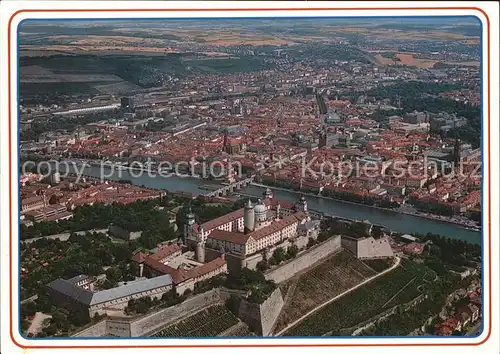 Wuerzburg Fliegeraufnahme Kat. Wuerzburg