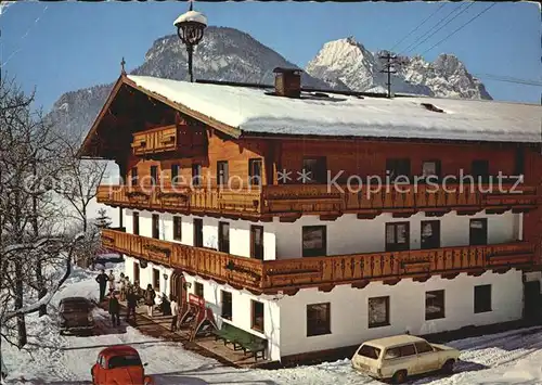 Kirchdorf Tirol Pension Oberhabachhof Kat. Kirchdorf in Tirol Wilder Kaiser
