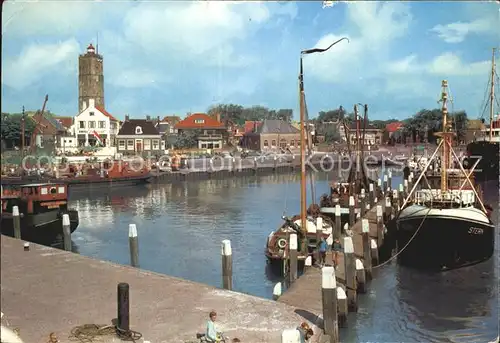 Terschelling Hafenansicht Kat. Niederlande