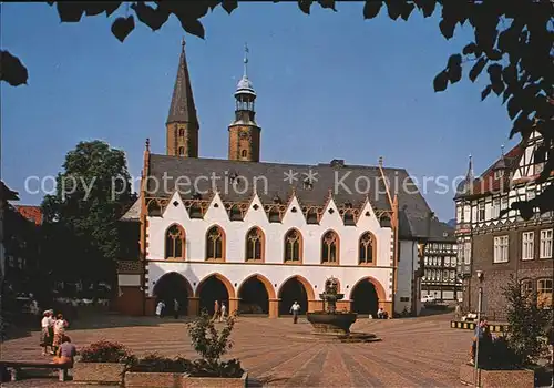 Goslar Rathaus und Marktkirche Kat. Goslar