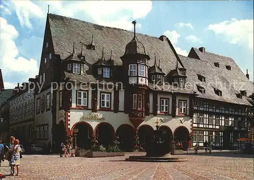 Goslar Marktplatz mit Hotel Kaiserworth Kat. Goslar